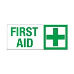 First Aid 7" x 17" Sign